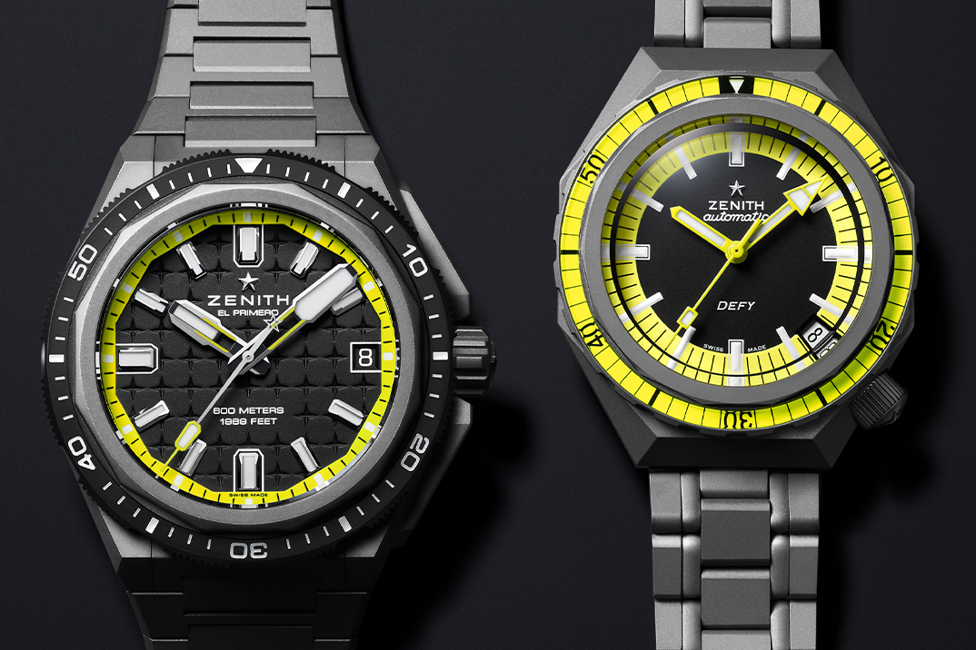 Zenith acrescenta titânio microblastado às suas edições de Defy Diver Shadow