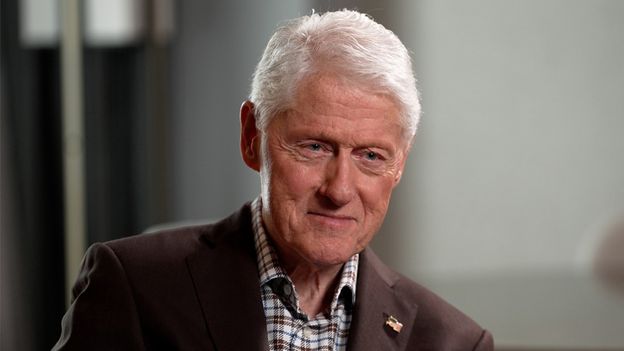Clinton sobre ser presidente e seu novo suspense