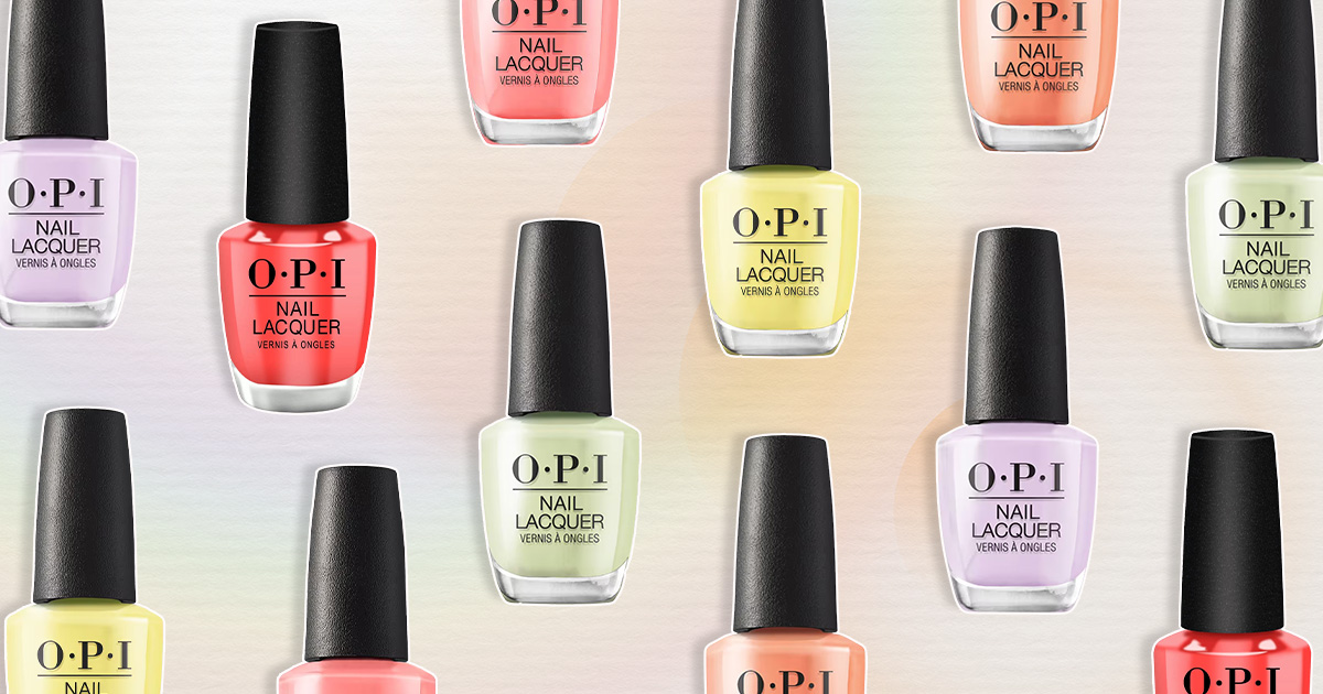 As cores da OPI em esmalte que estamos usando durante todo o verão