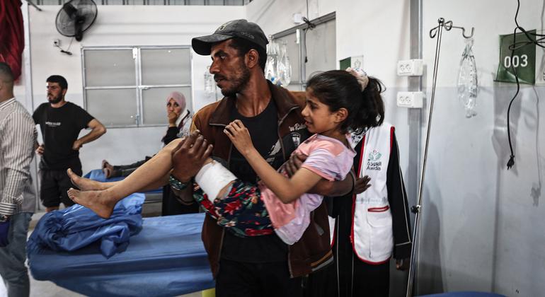 Agência da ONU pede investigações para apurar as mortes e ferimentos em Gaza