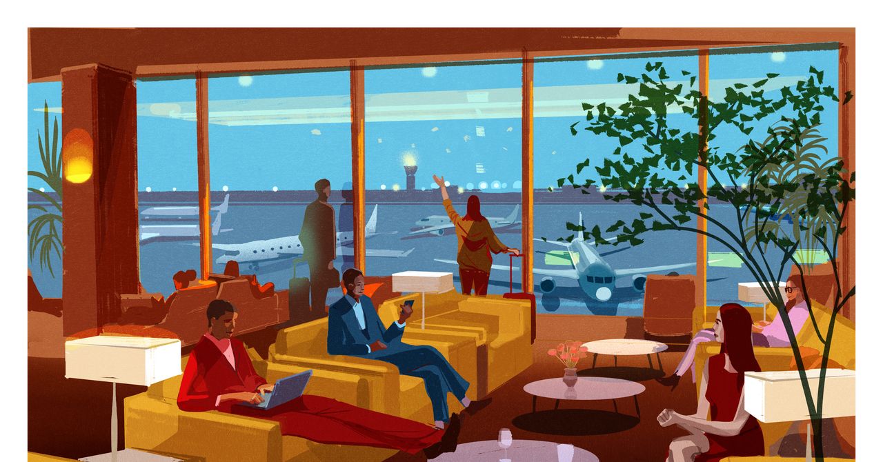 Os salões do aeroporto são sexy novamente – se você puder entrar