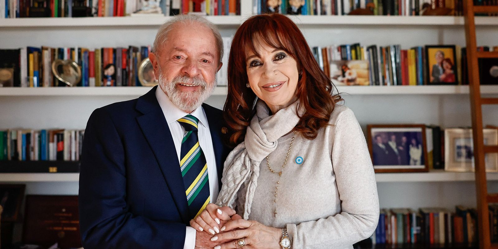 Cristina Kirchner está com gana de luta, diz Lula após visita