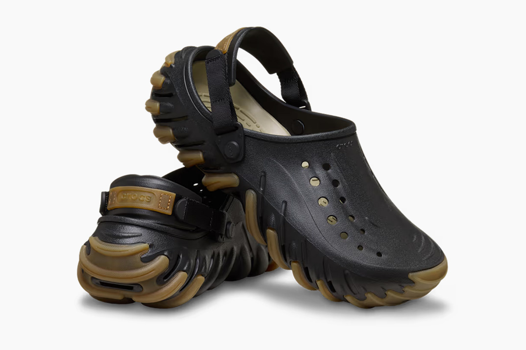 Crocs adiciona solas de borracha elegantes à sua eco goma focada ao ar livre