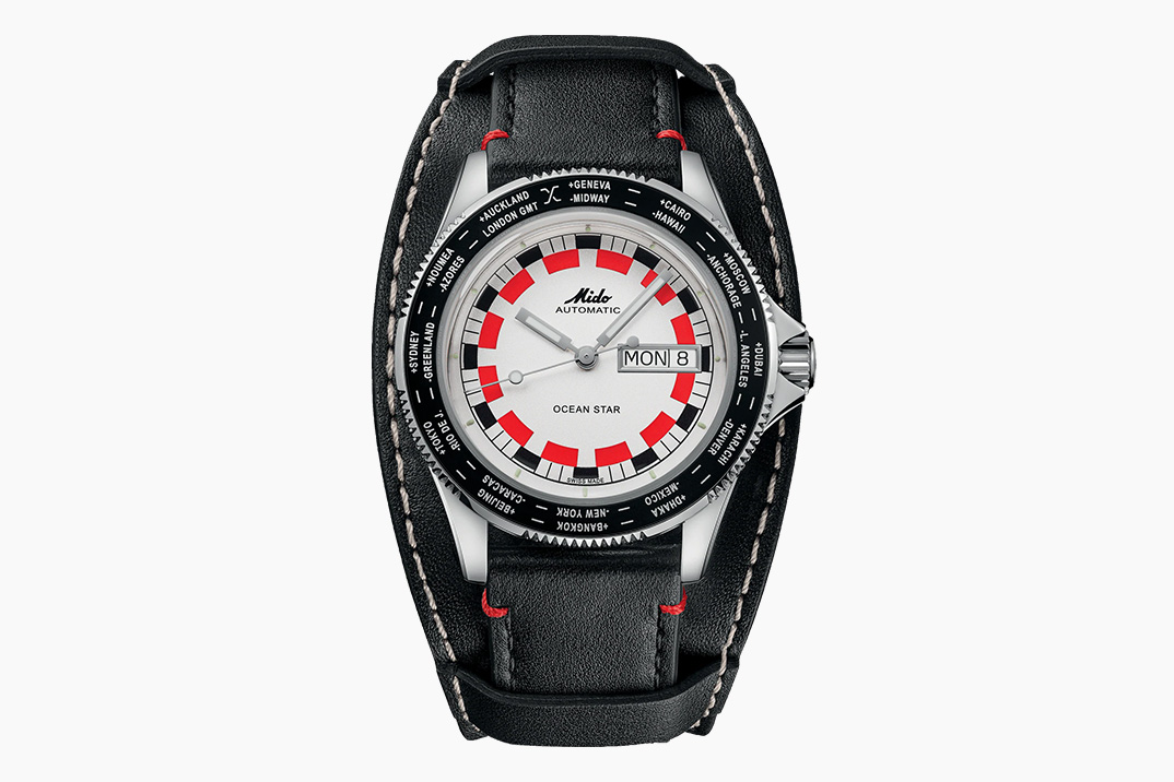 O Ocean Star Worldtimer de Mido é um relógio de mergulho inspirado nos anos 70 com estilo por dias