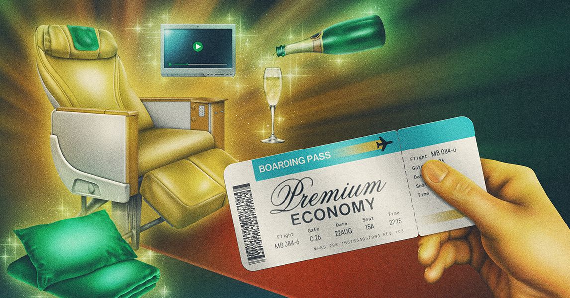 A classe executiva não é o que costumava ser. Não conte a primeira classe