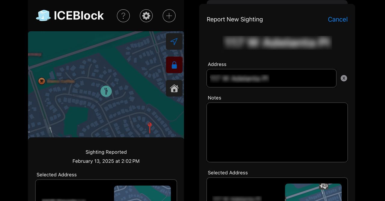 As autoridades de Trump querem processar o aplicativo de gelo. Advogados dizem que isso é inconstitucional
