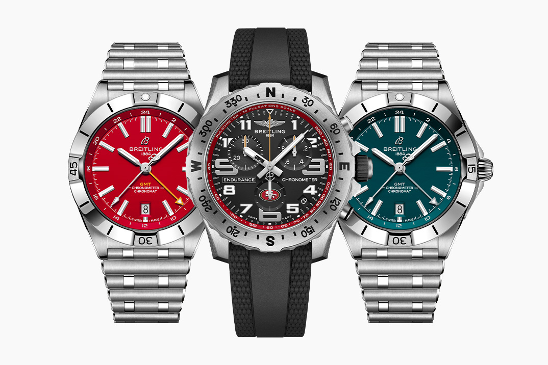 Breitling se torna o primeiro parceiro de time de luxo da NFL com 32 novas variantes do Chronomat GMT 40 & Endurance Pro Watches