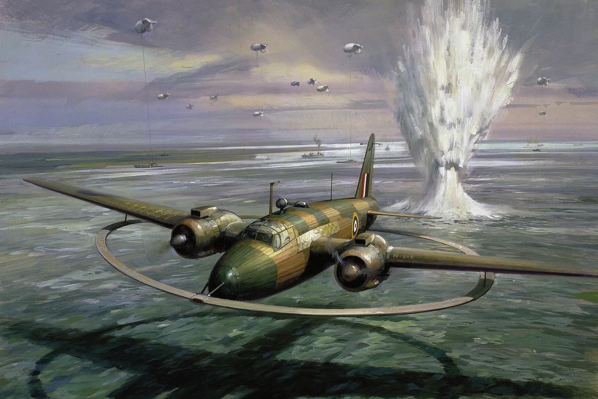 A aeronave anel da RAF que derrotou minas magnéticas alemãs