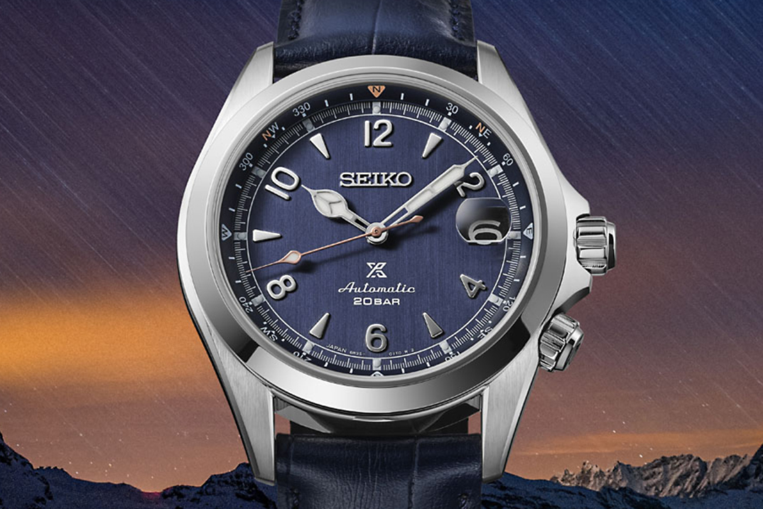 O Alpinista Prospex de Seiko recebe um belo mostrador azul profundo com a edição do céu noturno