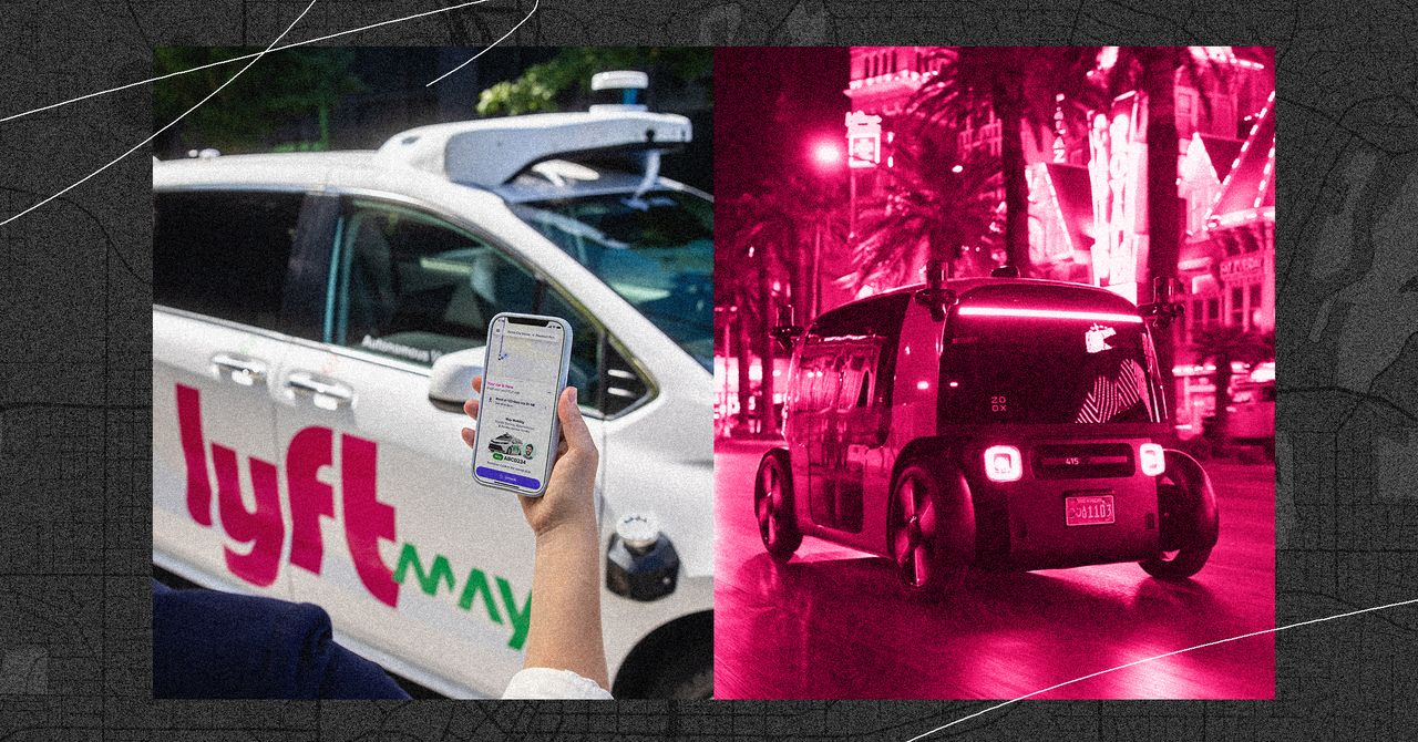 Aqui vêm a robotaxia: Zoox e Lyft Lançam o compartilhamento de passeio sem driver sem driver