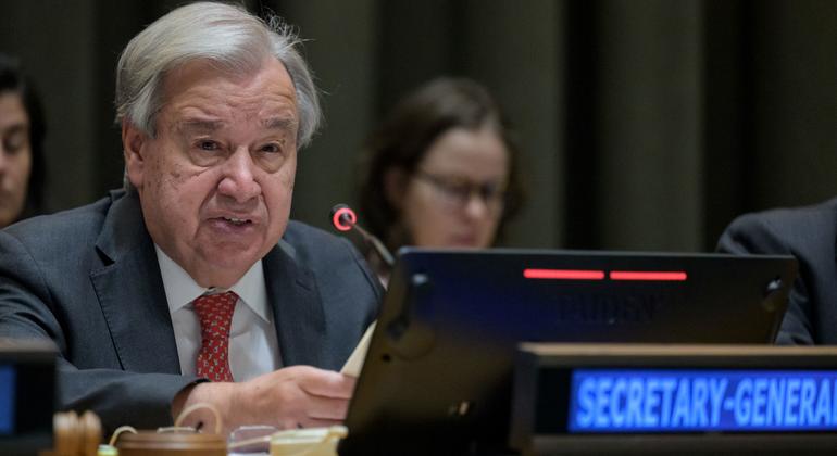 Estado de Direito está sendo substituído pela “lei da selva”, diz Guterres
