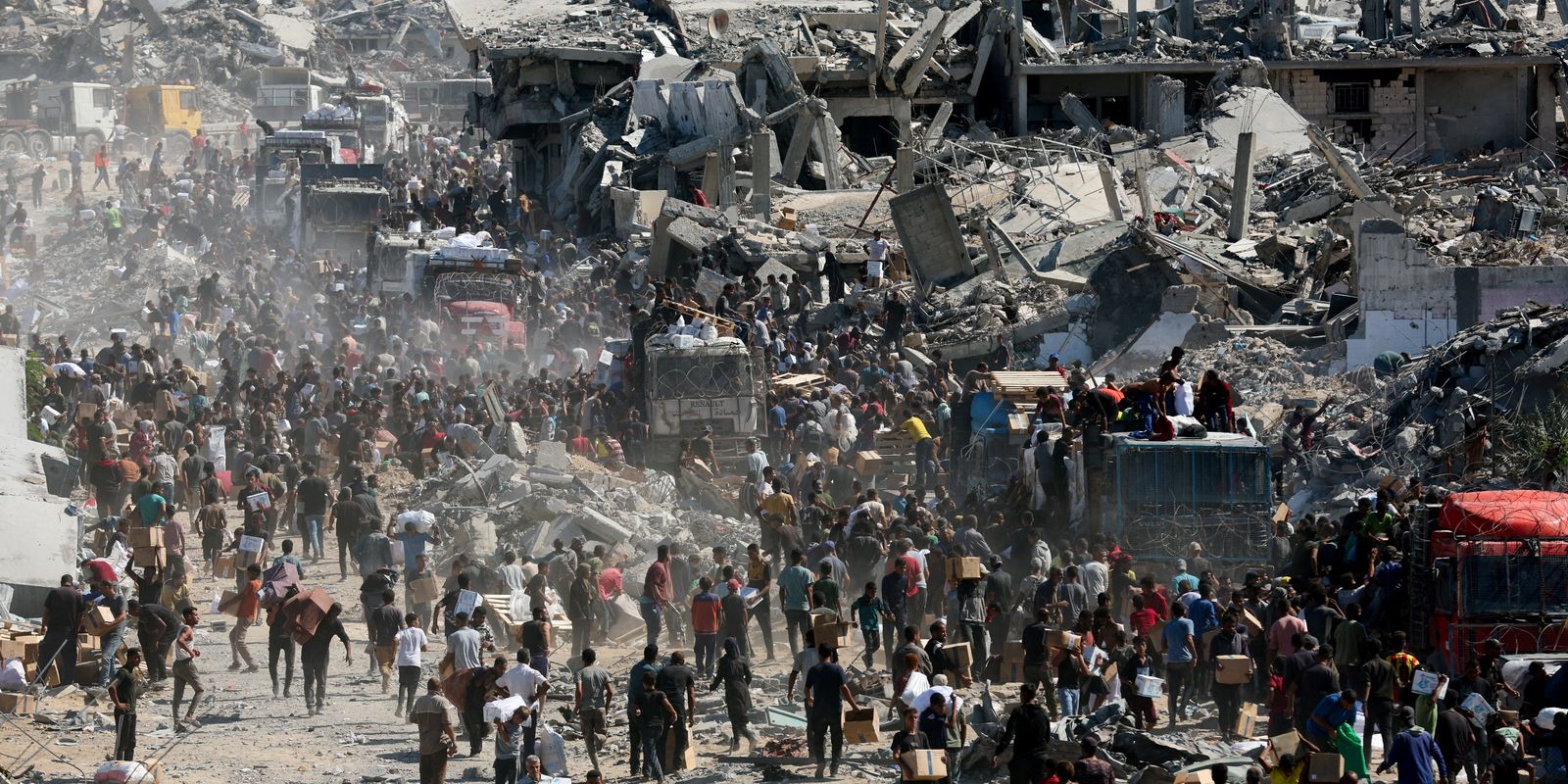 ONU diz que 560 toneladas de alimentos entram por dia em Gaza