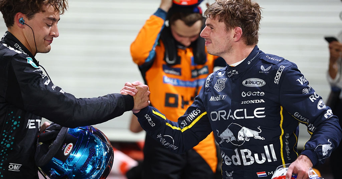 Russell volta a atenção para Verstappen após o poste surpresa