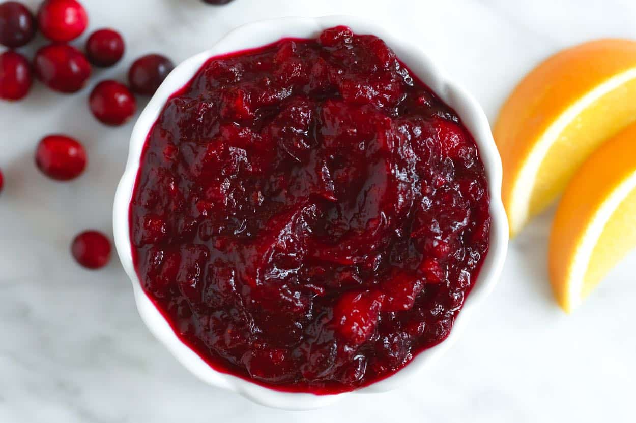 Nossa receita favorita de molho de cranberry