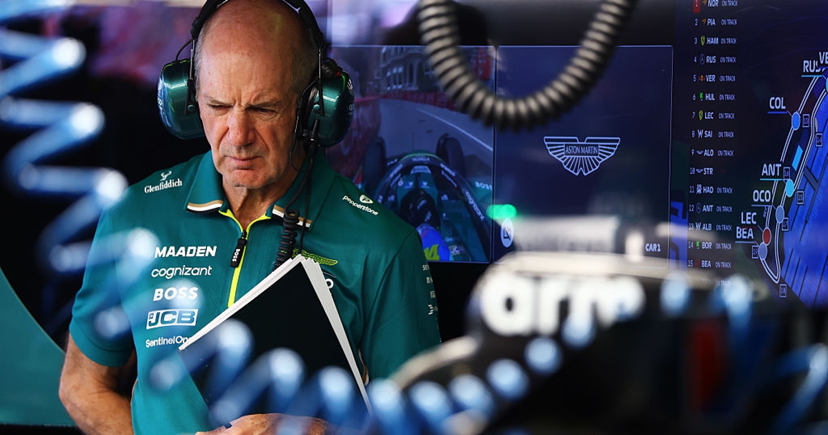 Newey ’em transe de design’ desde que ingressou na Aston Martin
