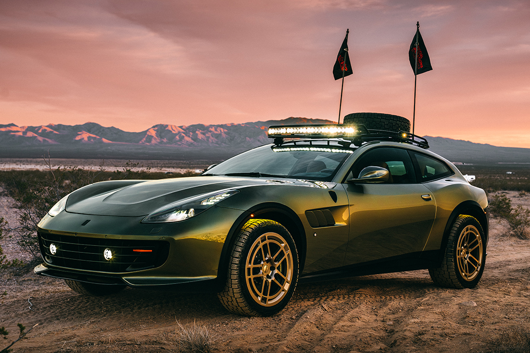 GlasWerks transforma a Ferrari GTC4Lusso em um monstro off-road com motor V12
