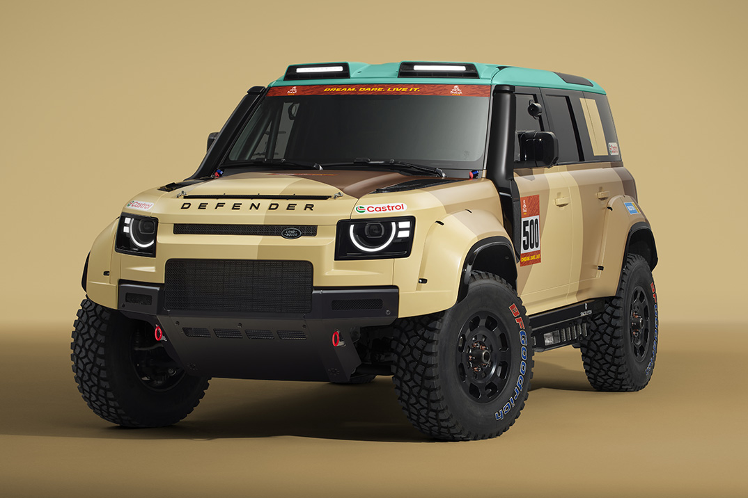 O Defender da Land Rover está de volta ao Dakar com o novo e selvagem D7X-R