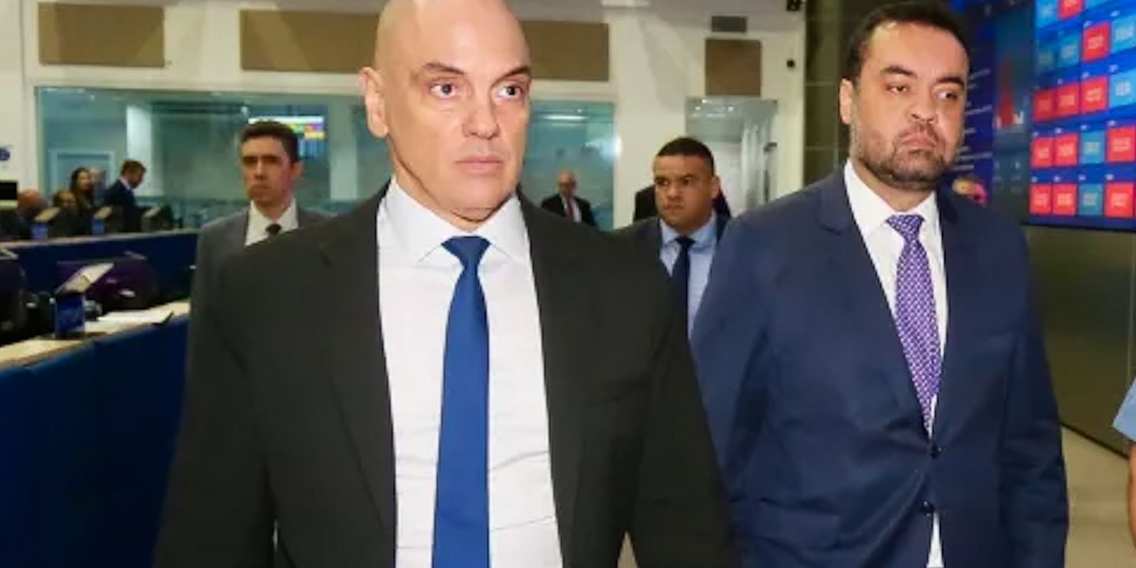 Castro e Moraes reuniram-se em Centro de Comando para debater operação