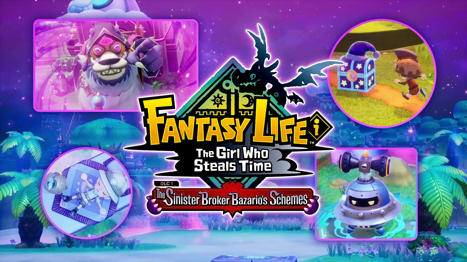 FANTASY LIFE i: The Girl Who Steals Time grande atualização gratuita ‘The Sinister Broker Bazario’s Schemes’ agora disponível