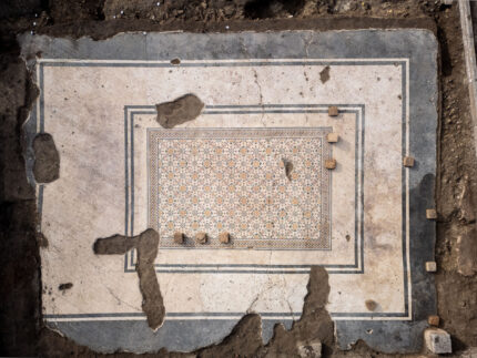 Mosaico “tapete florido” ressurge após 62 anos – The History Blog