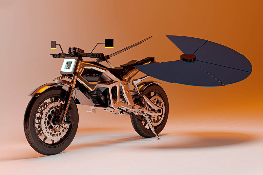 A bicicleta Solaris da Mask Architects com asas fotovoltaicas retráteis pode ser o futuro das viagens fora da rede