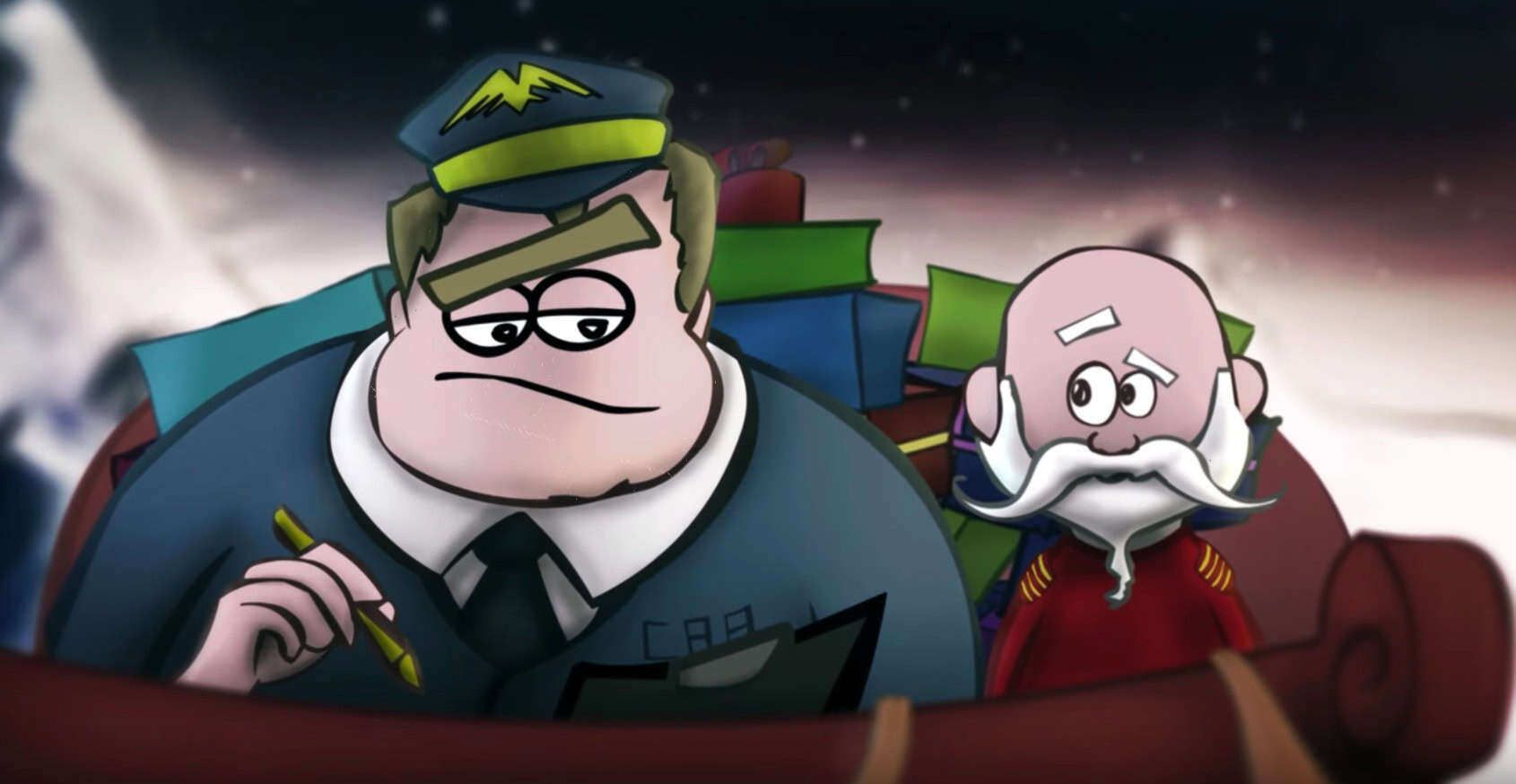 Papai Noel ganhou um checkride novamente este ano