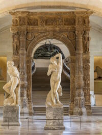 15 c. porta monumental restaurada no Louvre – The History Blog