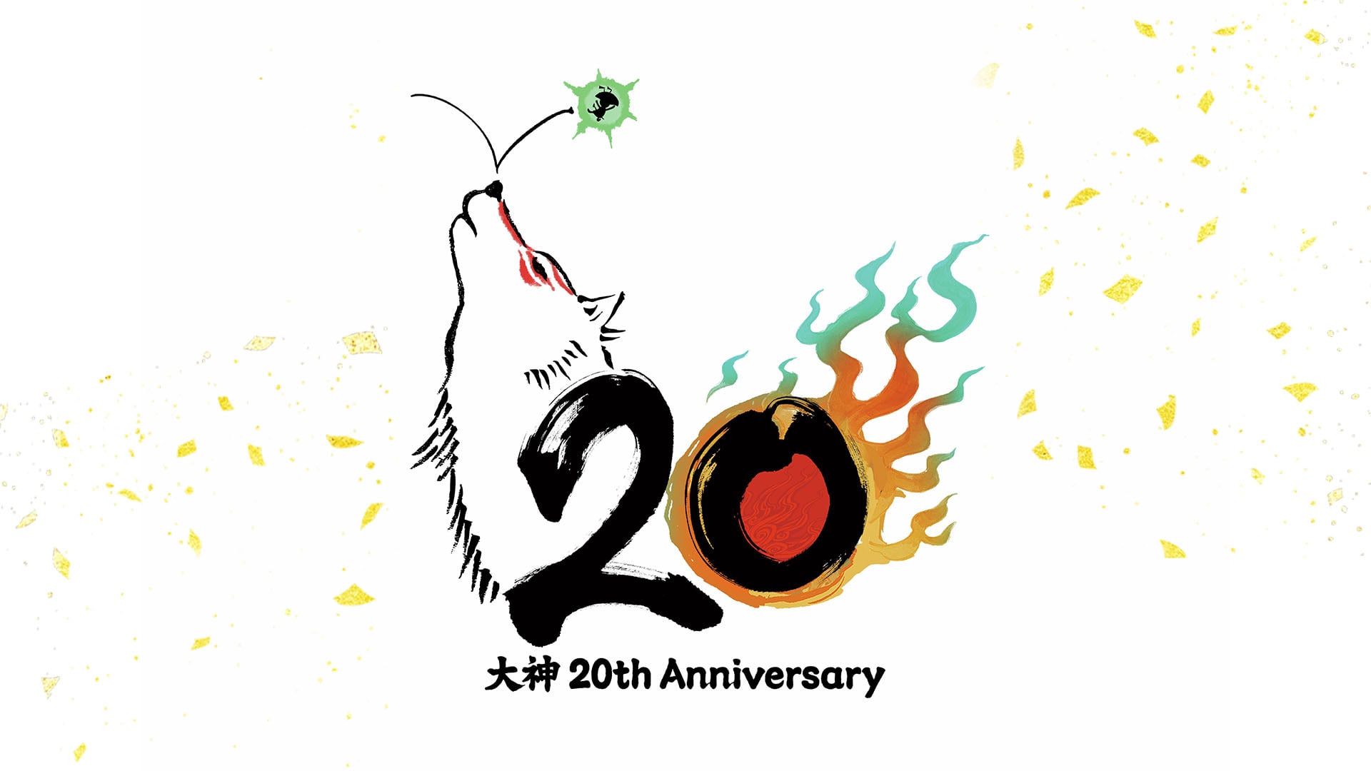 Site teaser do 20º aniversário de Okami foi inaugurado