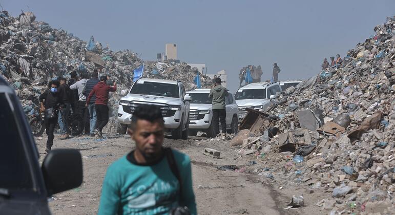 Gaza começa a remoção de 370 mil toneladas de lixo