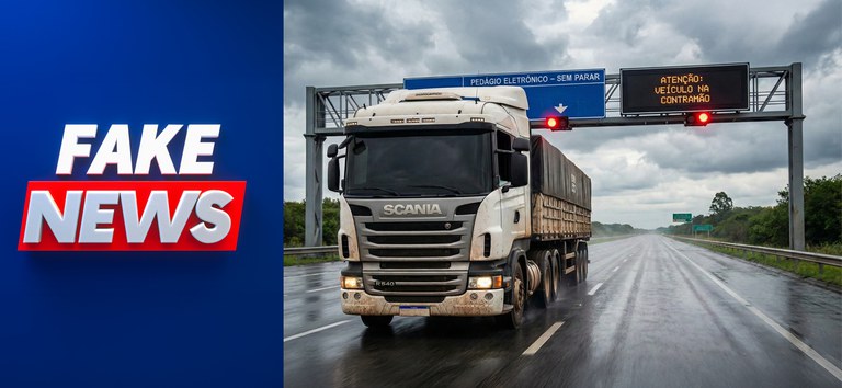 Pega na mentira: fake news sobre pedágio eletrônico pode virar multa, processo e dor de cabeça — Agência Nacional de Transportes Terrestres