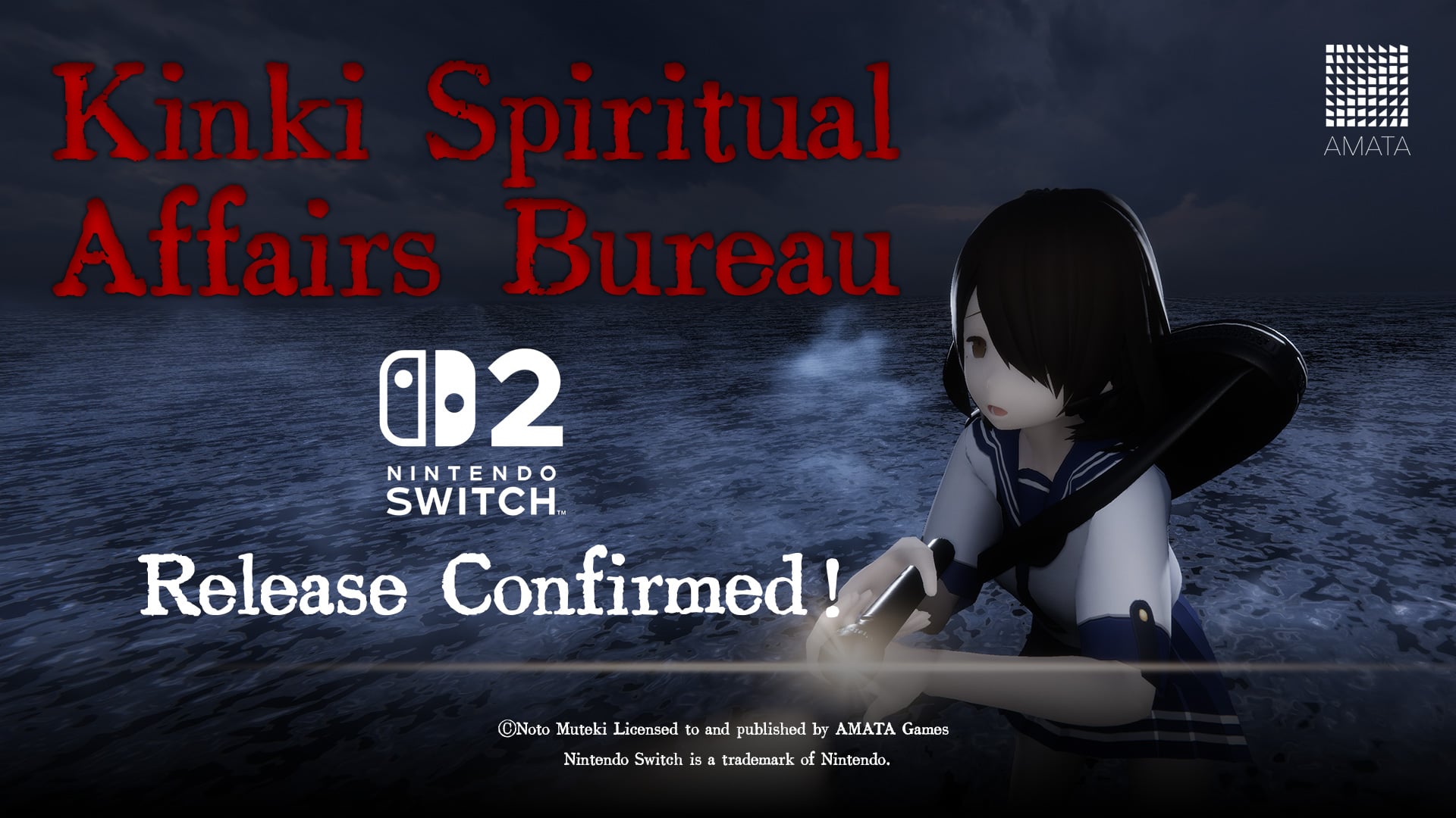Kinki Spiritual Affairs Bureau chegando ao Switch 2 em 2026