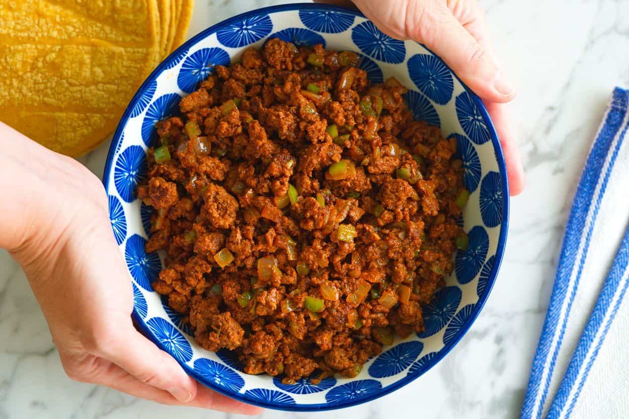 Nossa receita favorita de carne de taco