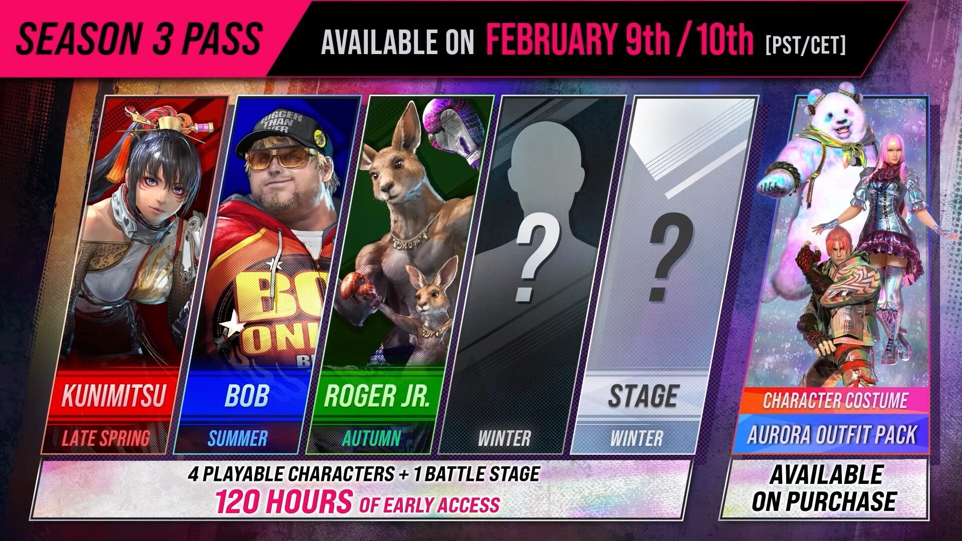 Personagens DLC da 3ª temporada de Tekken 8 anunciados