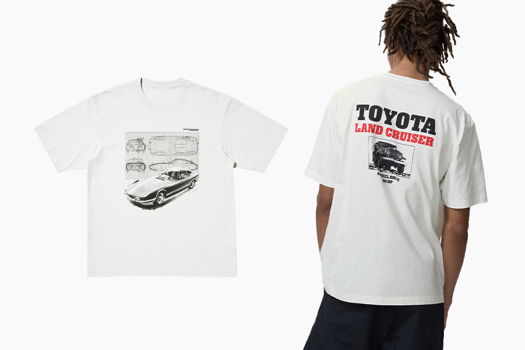Uniqlo e Toyota se unem em uma coleção de camisetas gráficas UT