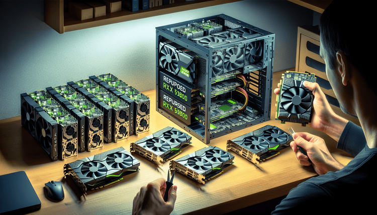 Construindo um cluster de IA com especificações de pobreza: reaproveitando o RX 580s