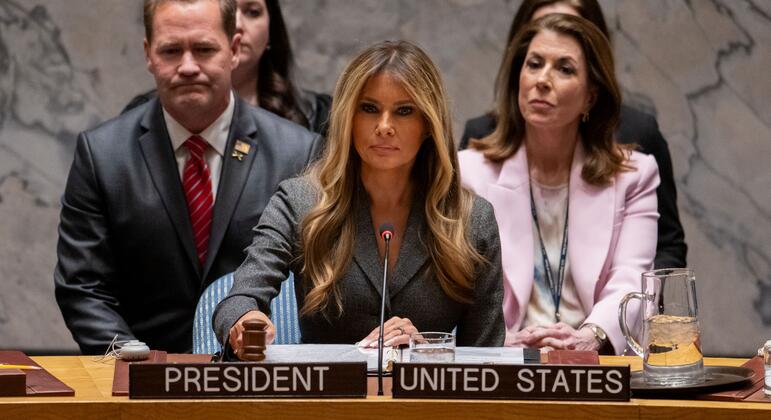 Na ONU, Melania Trump enfatiza necessidade de “paz através da educação”