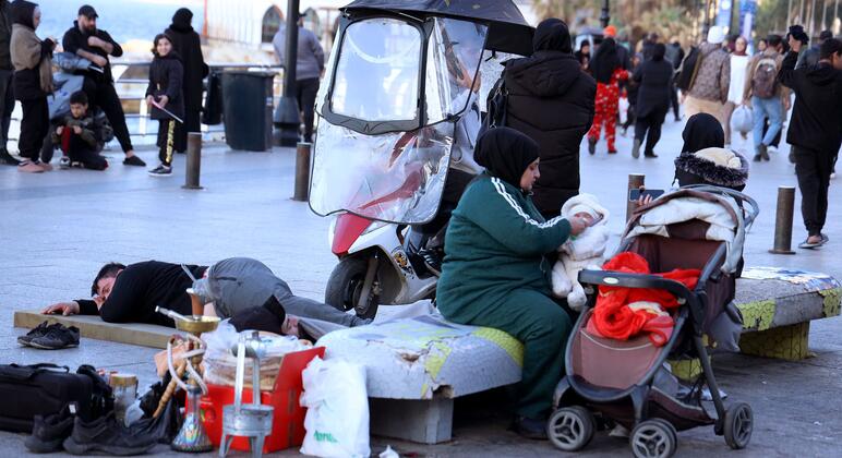 Líbano tem acima de 700 mil deslocados em meio ao conflito no Oriente Médio