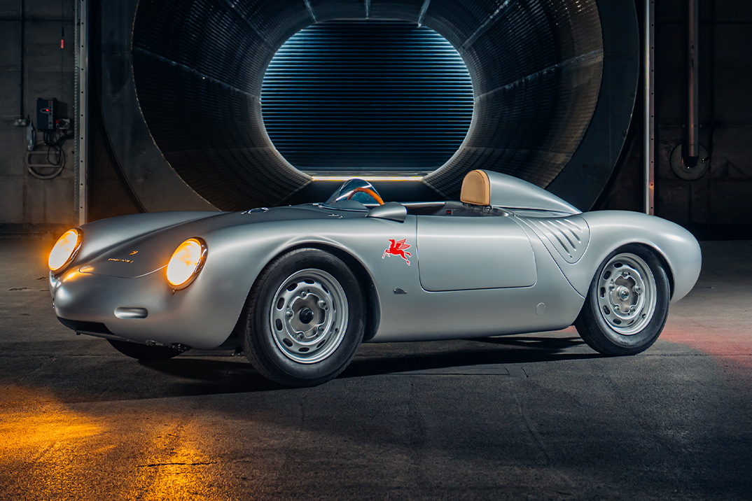 Um Porsche 550A Spyder 1957 com mais de 25 vitórias em corridas pode atingir mais de US$ 4 milhões em leilão