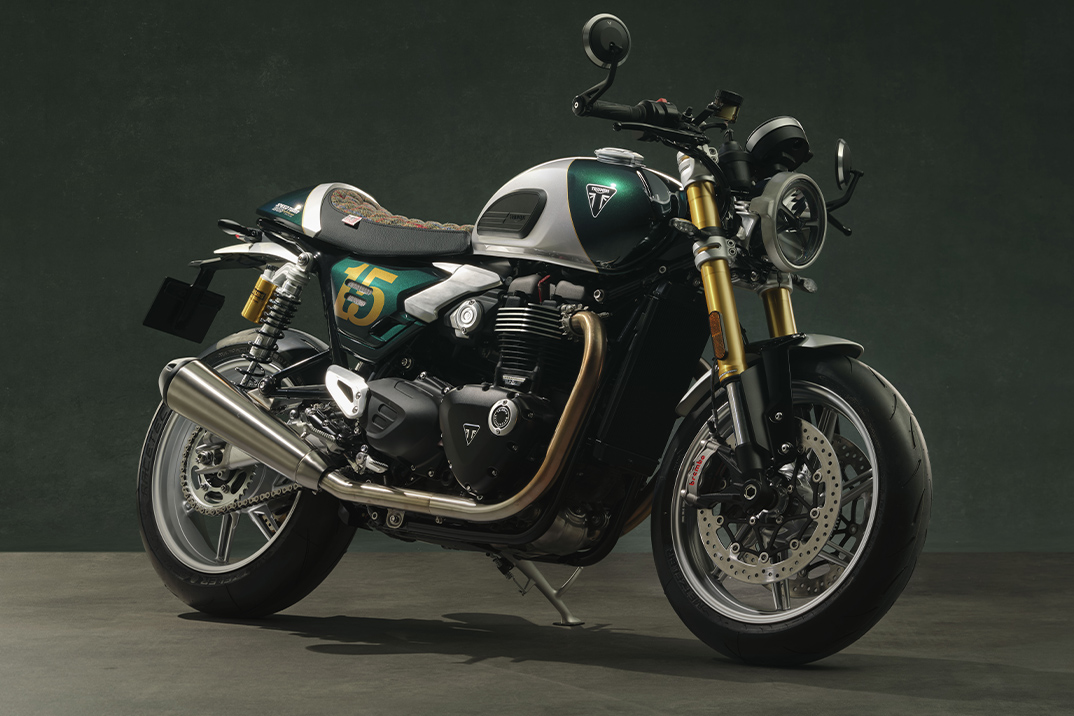 Triumph construiu um Speed ​​Tin 1200 Cafe Racer 2026 único para o 15º aniversário da DGR
