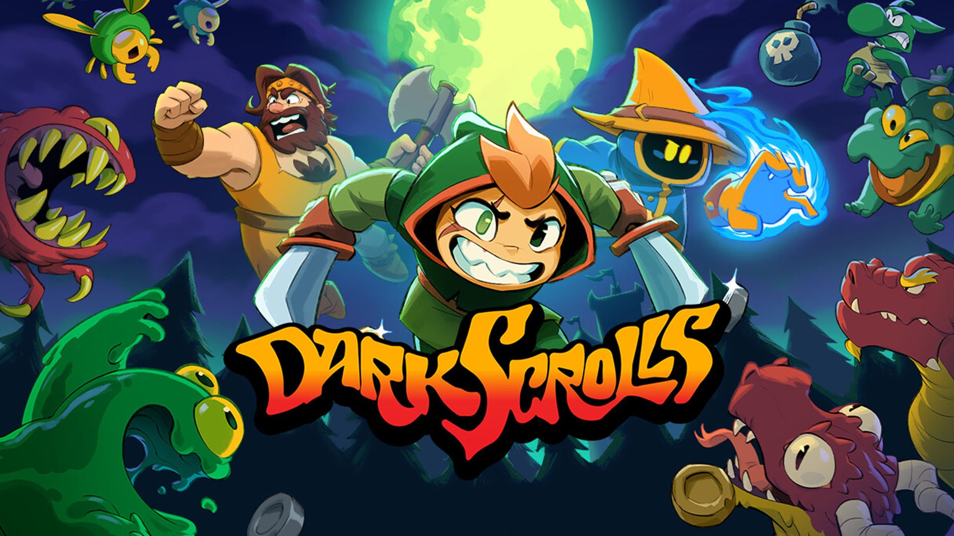 Devolver Digital e doinksoft anunciam Dark Scrolls, jogo de plataforma e ação de fantasia para Switch e PC