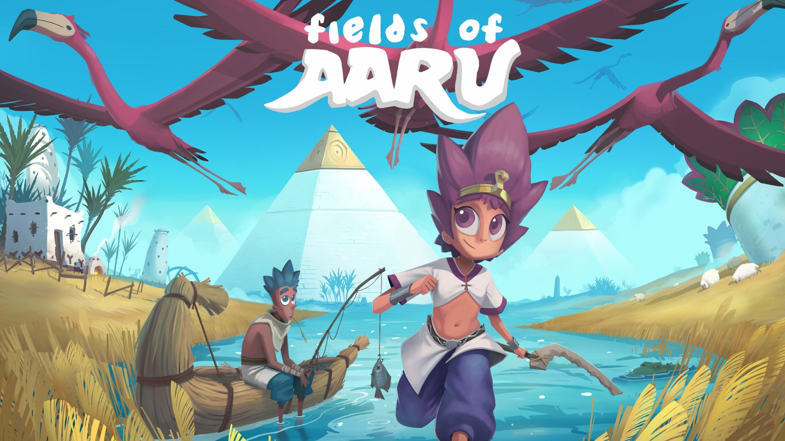 O aconchegante jogo de simulação de vida em mundo aberto ambientado no Egito Antigo, Fields of Aaru, anunciado para PC