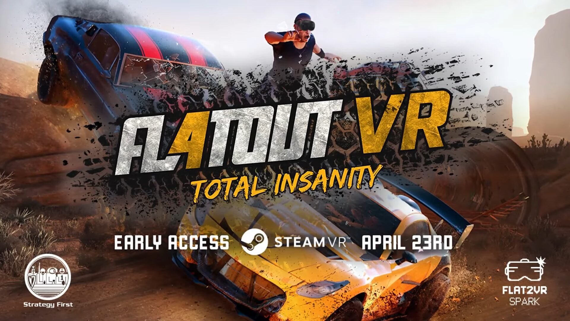 FlatOut 4: Total Insanity VR será lançado em acesso antecipado para SteamVR em 23 de abril