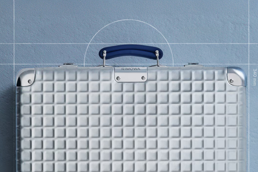 Rimowa modela sua bagagem clássica com grade de alumínio seguindo um padrão de 1969