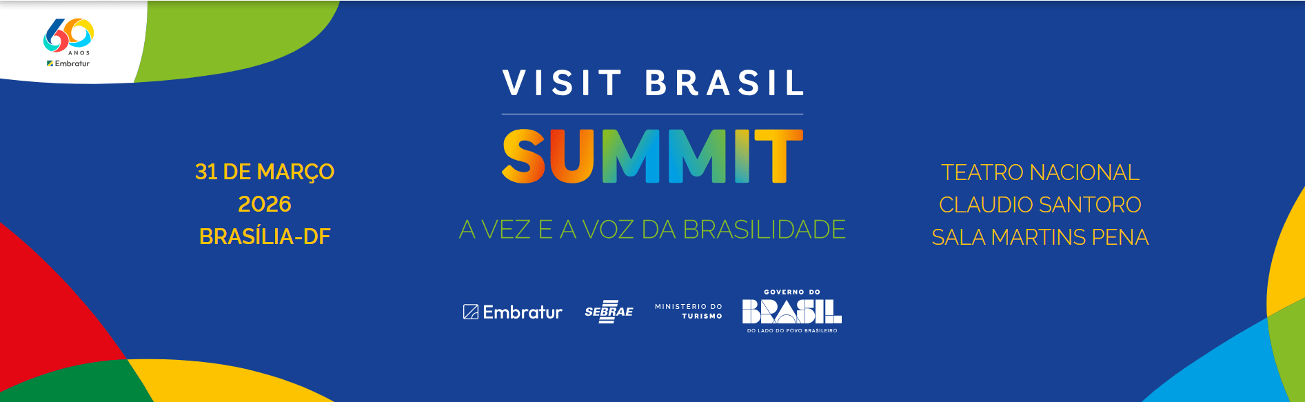 Visit Brasil Summit 2026 terá transmissão ao vivo e participação online