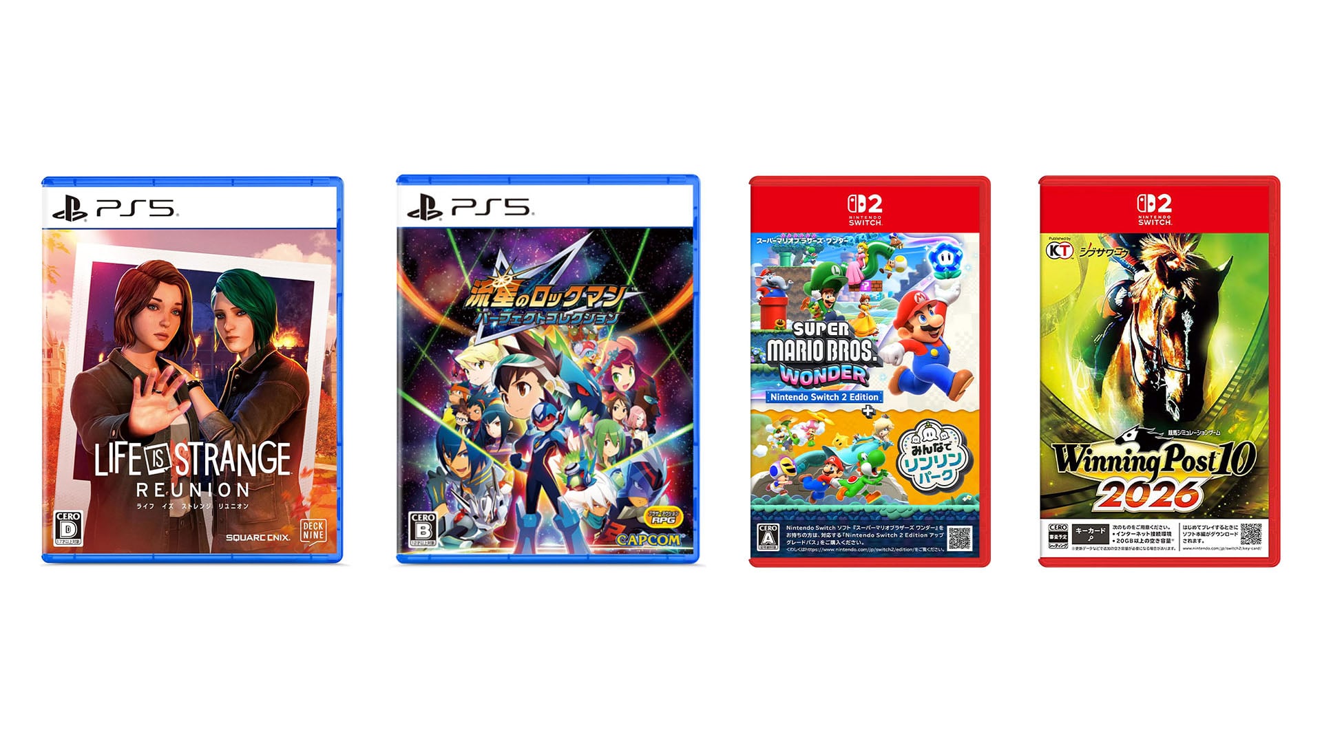 Lançamentos de jogos japoneses desta semana: Mega Man Star Force Legacy Collection, Super Mario Bros. Wonder – Nintendo Switch 2 Edition + Meetup em Bellabel Park, mais