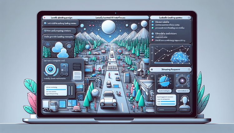 Padrões UX para inferência local: tratamento de latência e carregamento de modelo