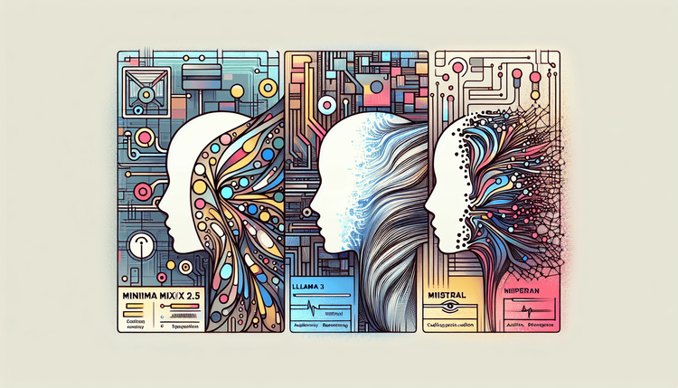 Comparando modelos locais: MiniMax2.5 vs Llama 3 vs Mistral