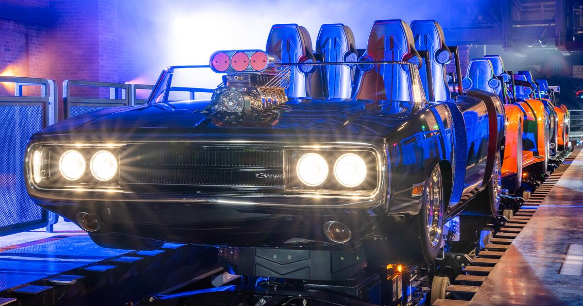 A montanha-russa ‘Fast & Furious’ da Universal Studios está quase pronta para andar