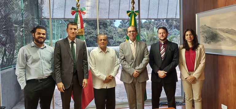 ANTT fortalece cooperação internacional em reunião com Embaixada do México — Agência Nacional de Transportes Terrestres