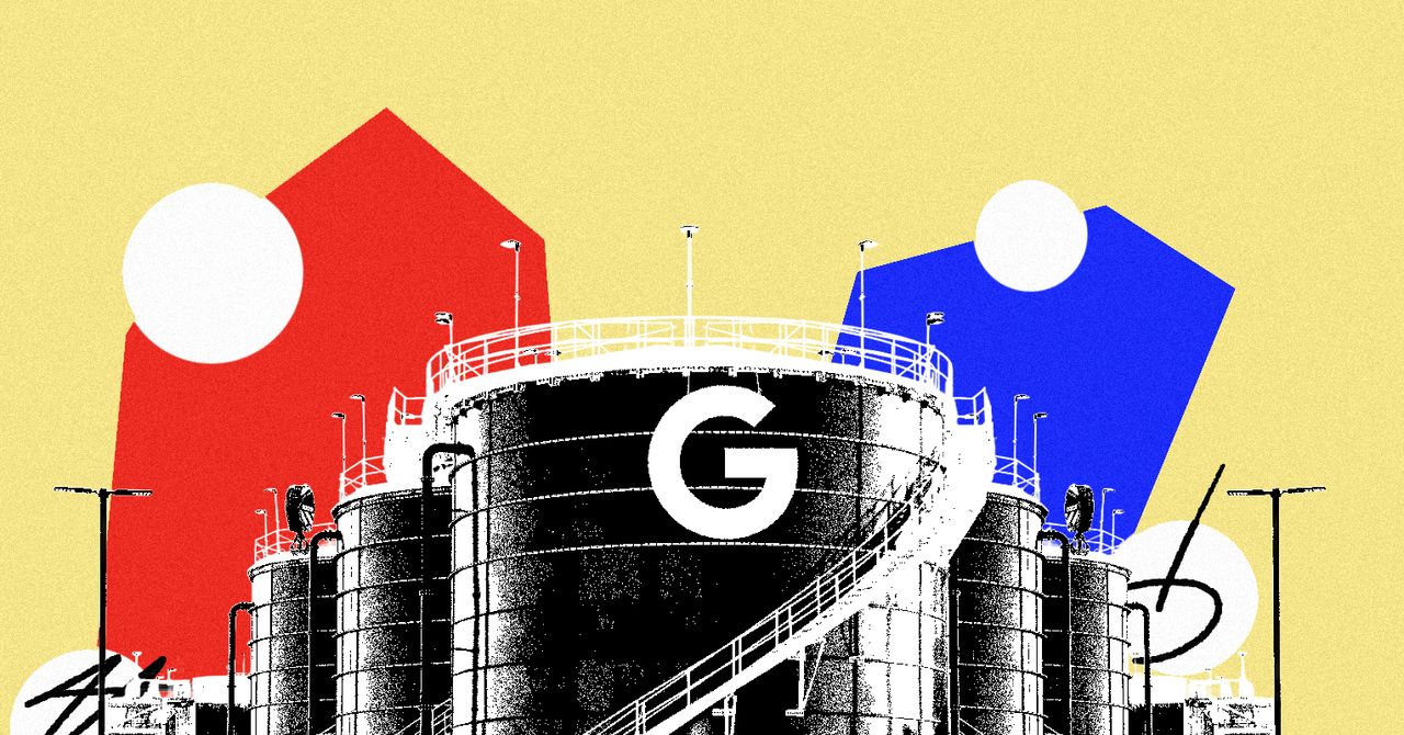 Um novo data center financiado pelo Google será alimentado por uma enorme planta de gás